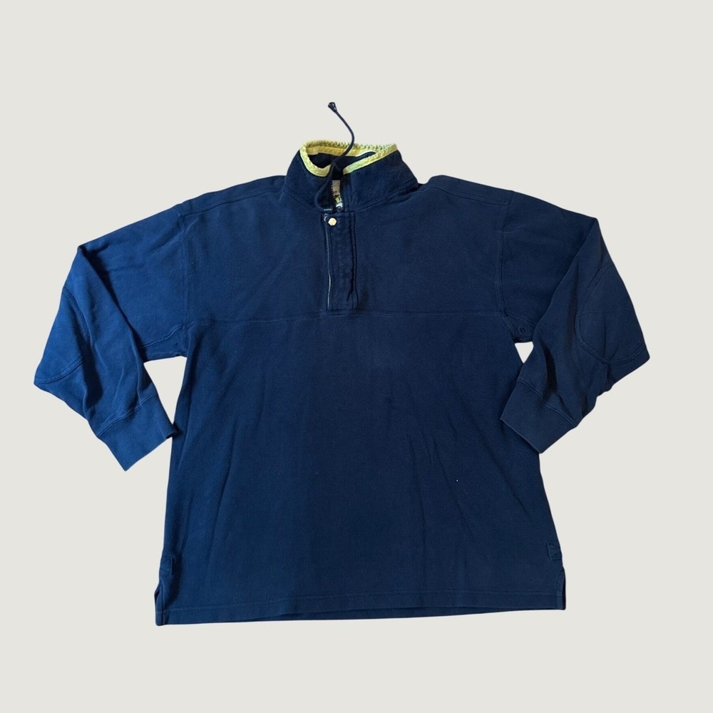 Pussers West Indies Crew Gear Pullover Mens Navy Blue Nautical Vintage SIZE M